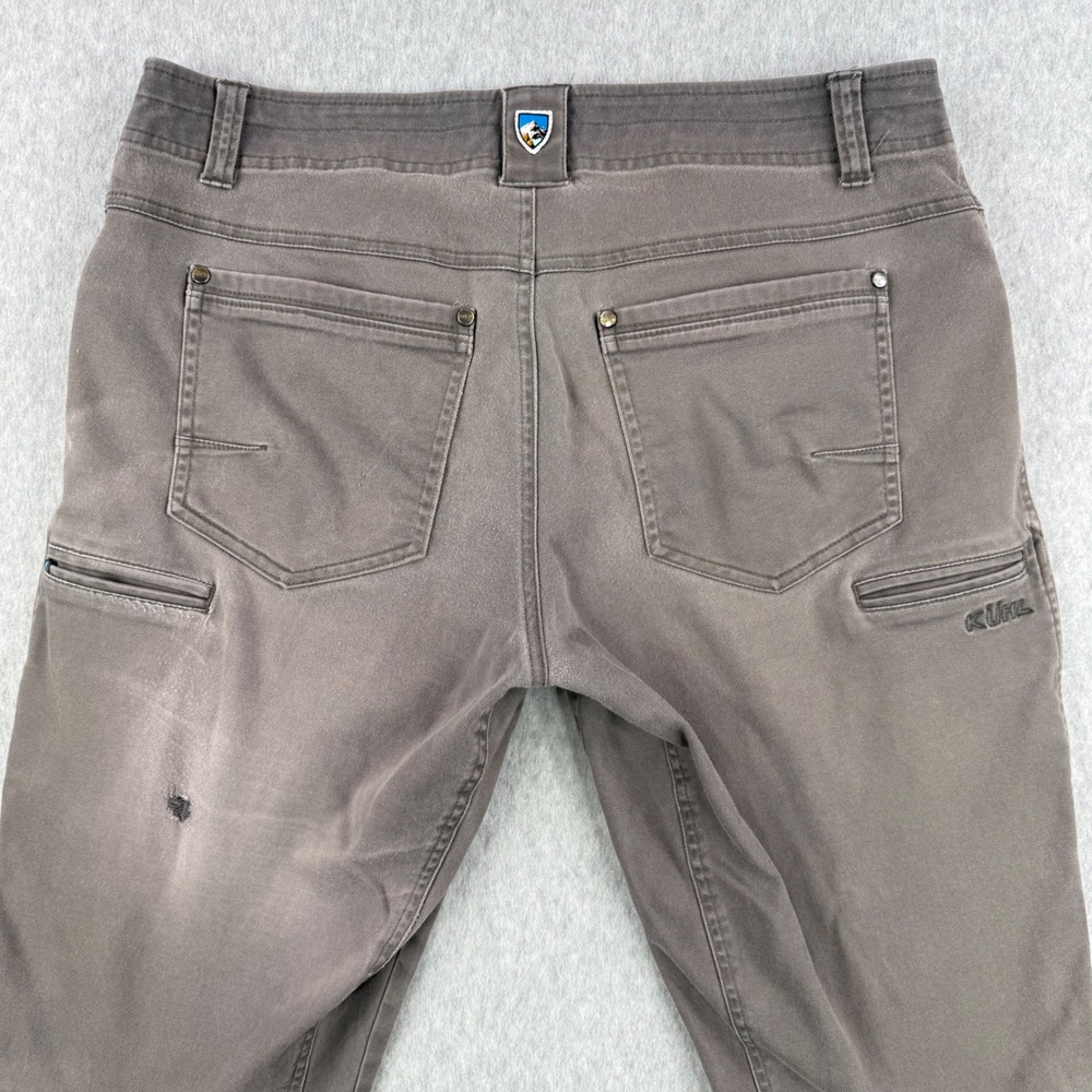 KUHL Pants Mens Fits‎ 34x28 Gray Revolt Sweat Pant Stretch Climbing Hiking - Picture 6 of 16